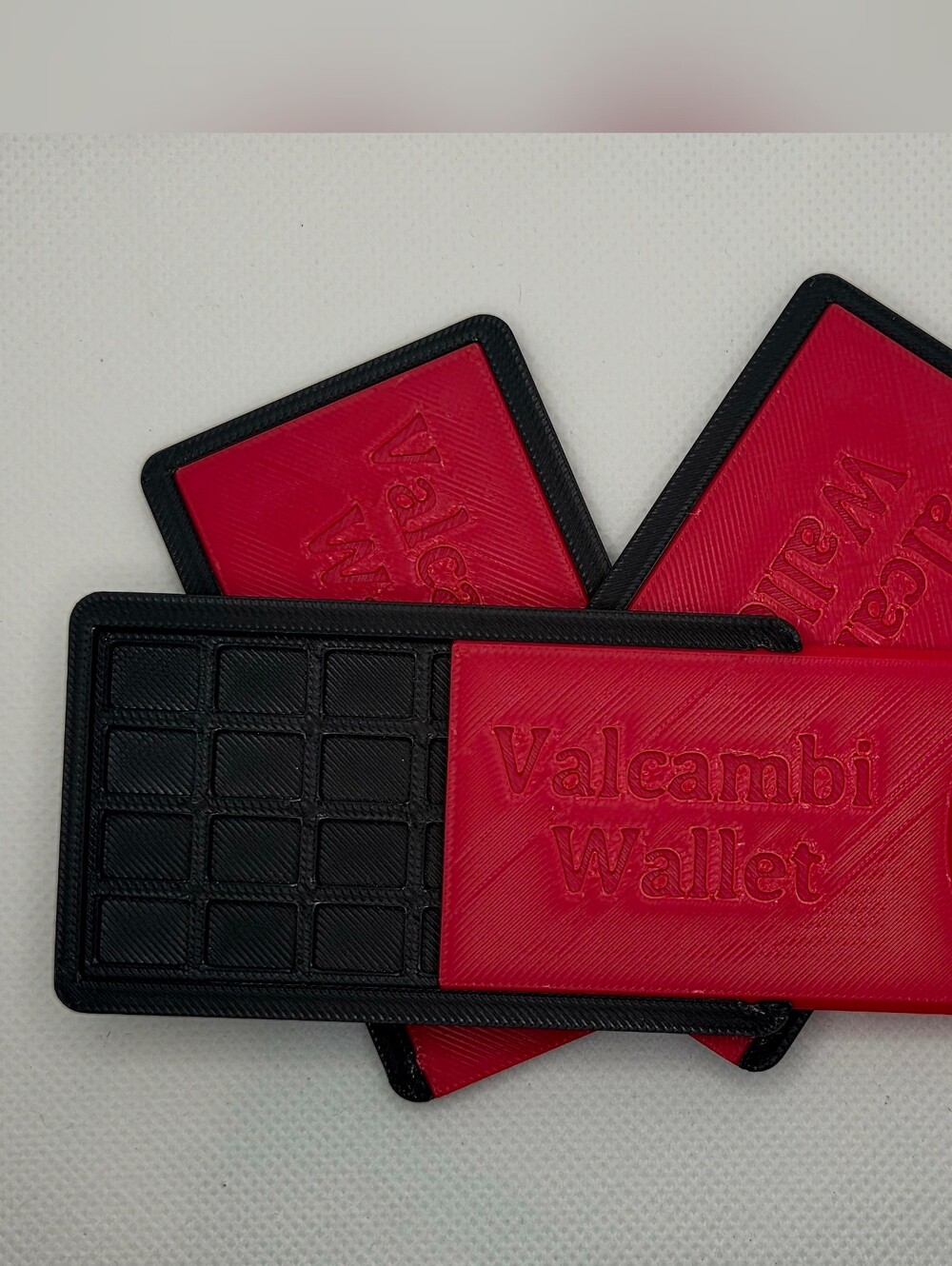 Valcambi Wallet Red and Black Gram Holder